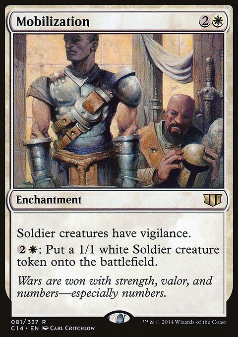 Mobilization, Commander 2014 #81, Magic: The Gathering card
