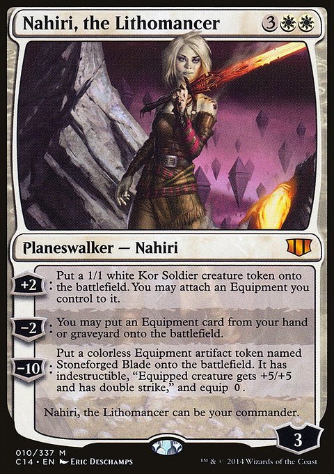 Nahiri, the Lithomancer, Commander 2014 #10, Magic: The Gathering card