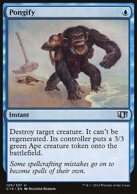 Pongify, Commander 2014 #120, Magic: The Gathering card
