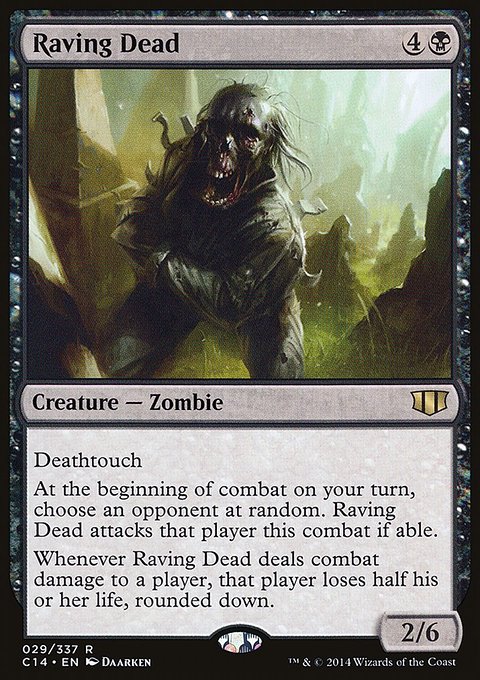 Raving Dead, Commander 2014 #29, Magic: The Gathering card