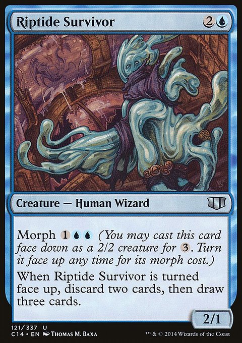 Riptide Survivor, Commander 2014 #121, Magic: The Gathering card