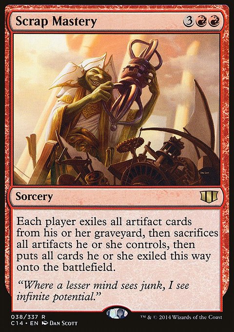 Scrap Mastery, Commander 2014 #38, Magic: The Gathering card