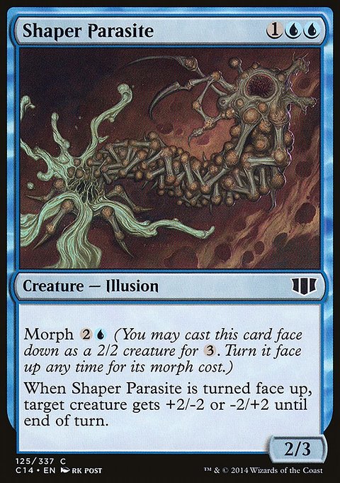 Shaper Parasite, Commander 2014 #125, Magic: The Gathering card
