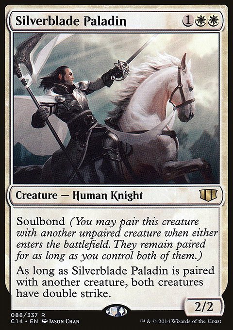 Silverblade Paladin, Commander 2014 #88, Magic: The Gathering card