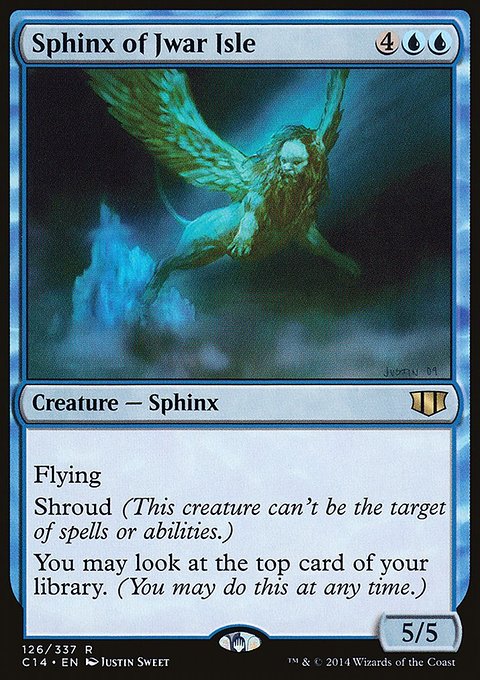 Sphinx of Jwar Isle, Commander 2014 #126, Magic: The Gathering card