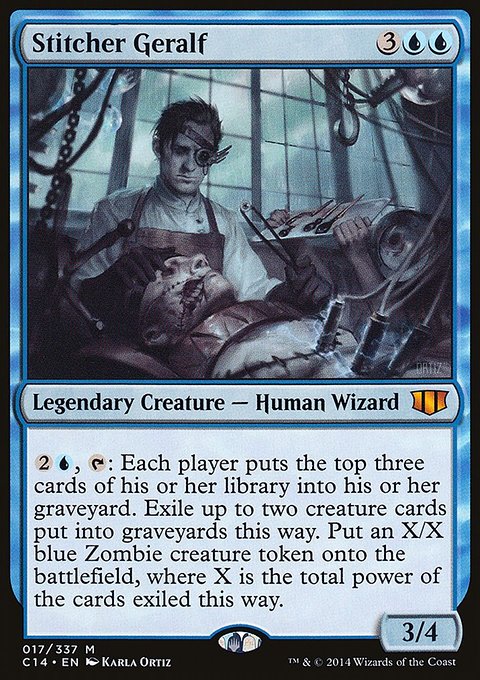 Stitcher Geralf, Commander 2014 #17, Magic: The Gathering card