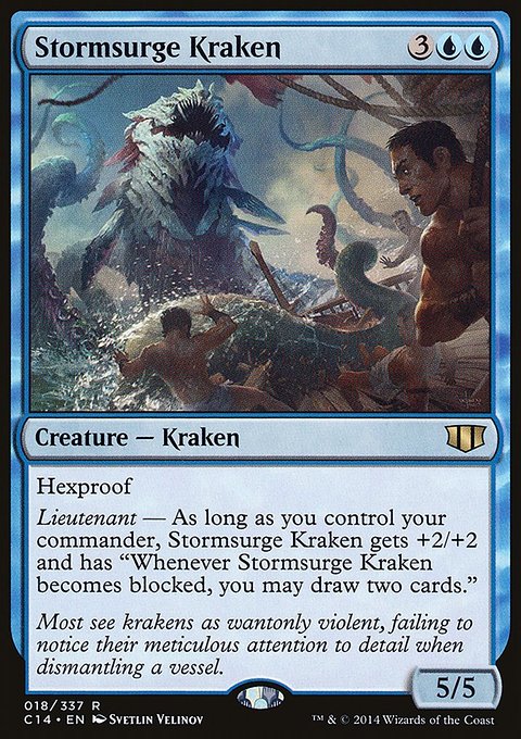 Stormsurge Kraken, Commander 2014 #18, Magic: The Gathering card