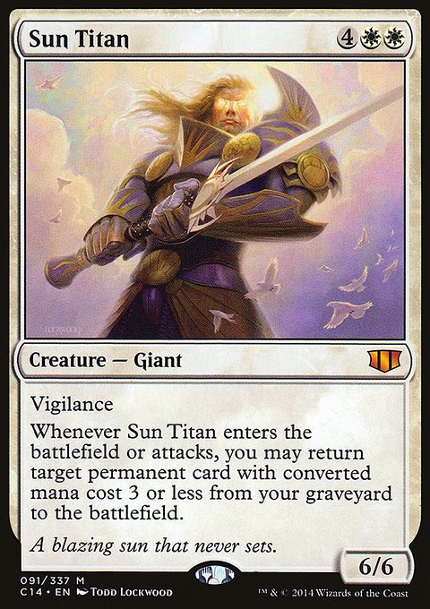 Sun Titan, Commander 2014 #91, Magic: The Gathering card