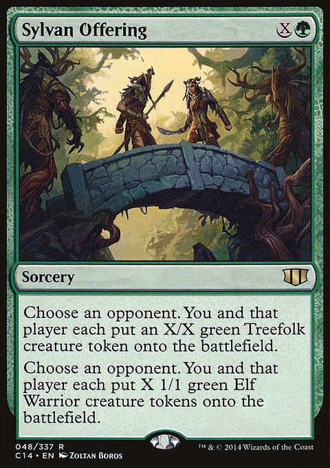 Sylvan Offering, Commander 2014 #48, Magic: The Gathering card