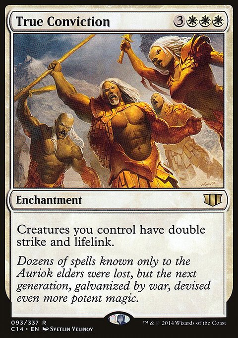 True Conviction, Commander 2014 #93, Magic: The Gathering card