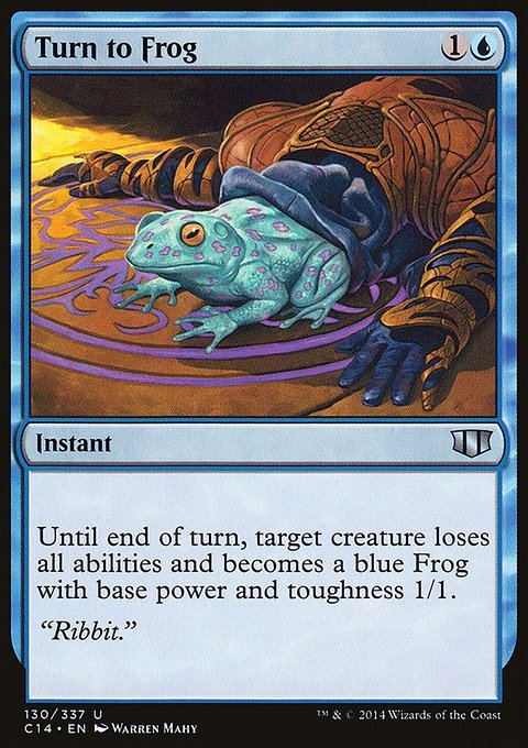 Turn to Frog, Commander 2014 #130, Magic: The Gathering card