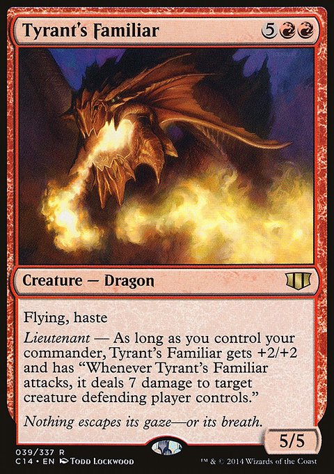 Tyrant's Familiar, Commander 2014 #39, Magic: The Gathering card