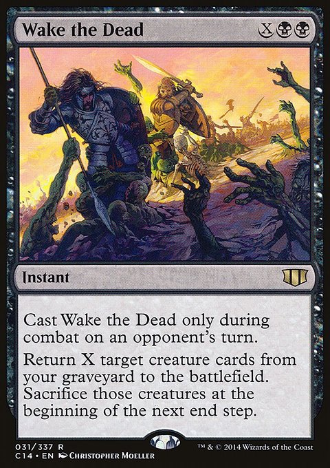 Wake the Dead, Commander 2014 #31, Magic: The Gathering card