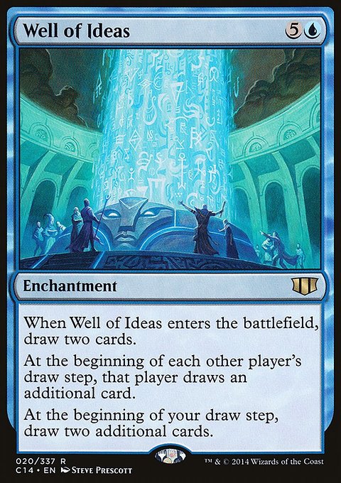 Well of Ideas, Commander 2014 #20, Magic: The Gathering card