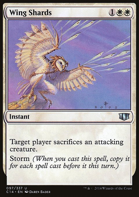 Wing Shards, Commander 2014 #97, Magic: The Gathering card