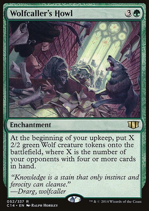 Wolfcaller's Howl, Commander 2014 #52, Magic: The Gathering card