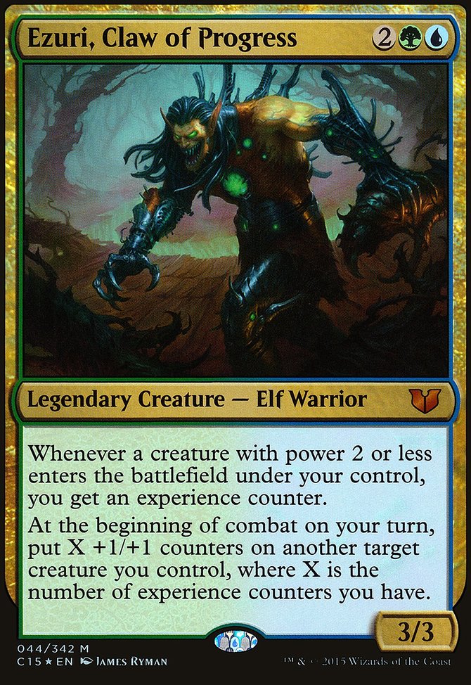 Ezuri, Claw of Progress, Commander 2015 Oversized #44, Magic: The Gathering card