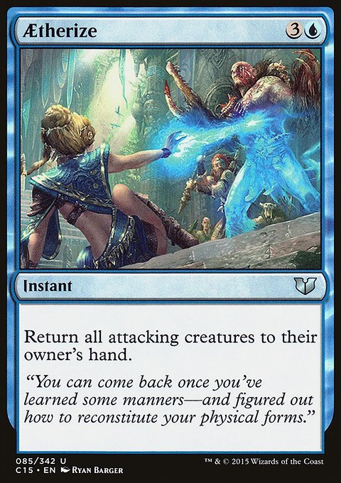 Aetherize, Commander 2015 #85, Magic: The Gathering card