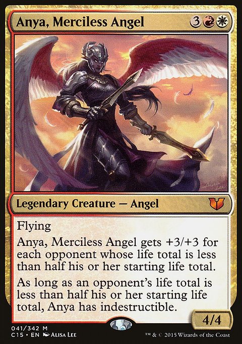Anya, Merciless Angel, Commander 2015 #41, Magic: The Gathering card