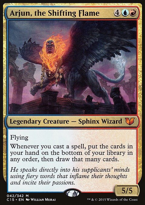 Arjun, the Shifting Flame, Commander 2015 #42, Magic: The Gathering card