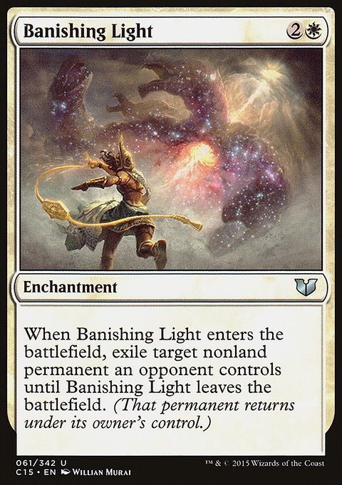 Banishing Light, Commander 2015 #61, Magic: The Gathering card