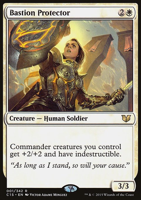 Bastion Protector, Commander 2015 #1, Magic: The Gathering card