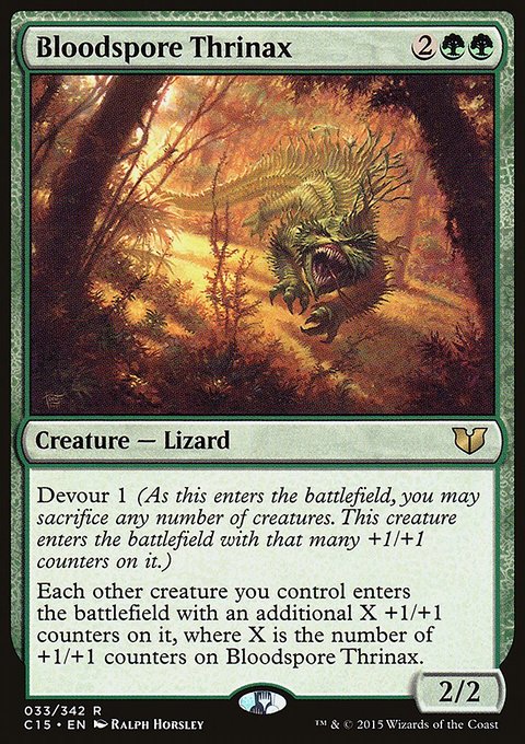 Bloodspore Thrinax, Commander 2015 #33, Magic: The Gathering card