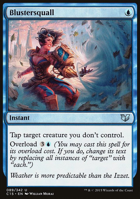 Blustersquall, Commander 2015 #89, Magic: The Gathering card