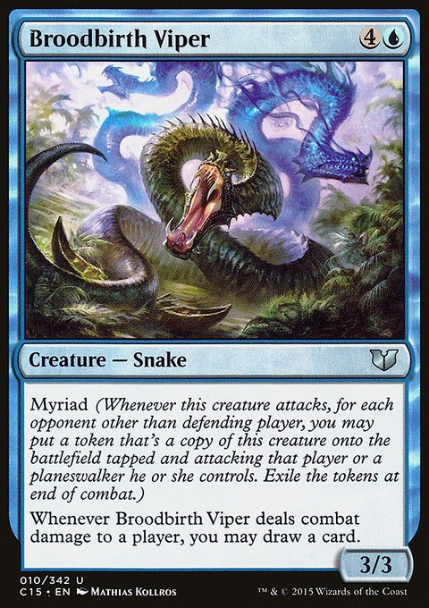 Broodbirth Viper, Commander 2015 #10, Magic: The Gathering card