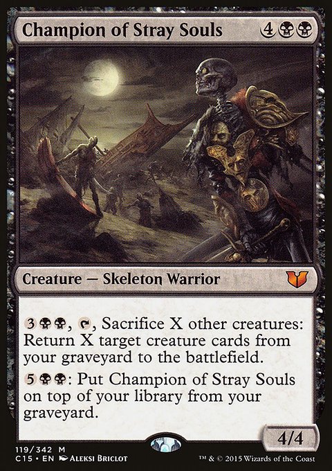 Champion of Stray Souls, Commander 2015 #119, Magic: The Gathering card