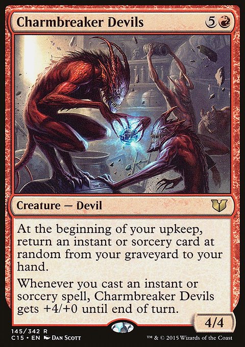 Charmbreaker Devils, Commander 2015 #145, Magic: The Gathering card