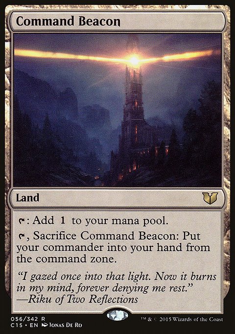 Command Beacon, Commander 2015 #56, Magic: The Gathering card