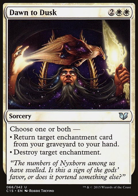 Dawn to Dusk, Commander 2015 #66, Magic: The Gathering card