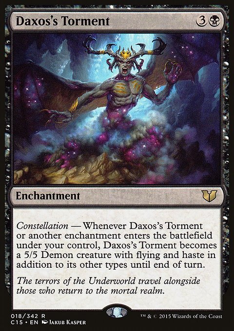 Daxos's Torment, Commander 2015 #18, Magic: The Gathering card