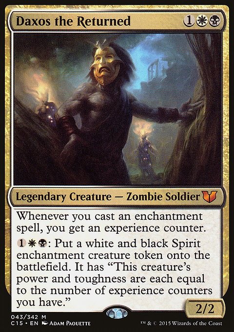 Daxos the Returned, Commander 2015 #43, Magic: The Gathering card