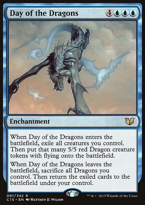 Day of the Dragons, Commander 2015 #91, Magic: The Gathering card