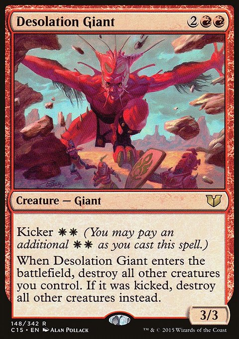 Desolation Giant, Commander 2015 #148, Magic: The Gathering card