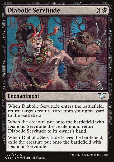Diabolic Servitude, Commander 2015 #120, Magic: The Gathering card