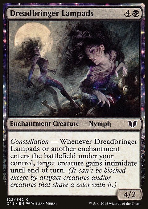 Dreadbringer Lampads, Commander 2015 #122, Magic: The Gathering card
