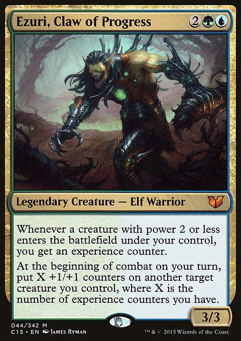 Ezuri, Claw of Progress, Commander 2015 #44, Magic: The Gathering card