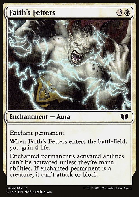 Faith's Fetters, Commander 2015 #69, Magic: The Gathering card
