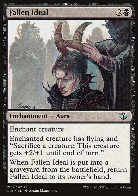 Fallen Ideal, Commander 2015 #125, Magic: The Gathering card