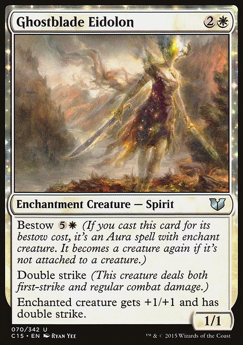 Ghostblade Eidolon, Commander 2015 #70, Magic: The Gathering card