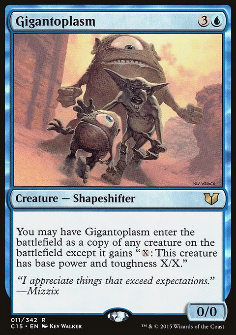 Gigantoplasm, Commander 2015 #11, Magic: The Gathering card