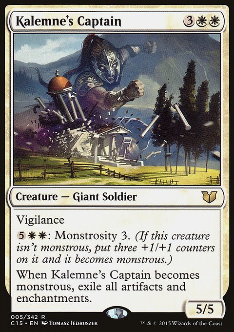 Kalemne's Captain, Commander 2015 #5, Magic: The Gathering card