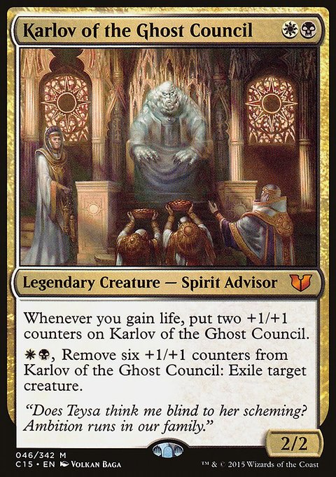 Karlov of the Ghost Council, Commander 2015 #46, Magic: The Gathering card