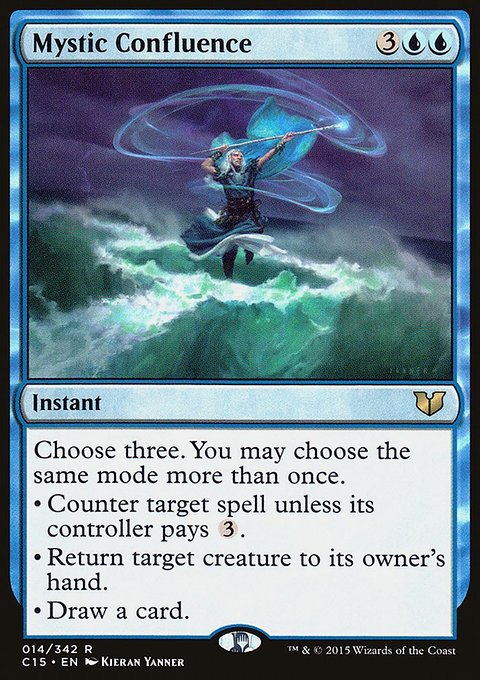 Mystic Confluence, Commander 2015 #14, Magic: The Gathering card