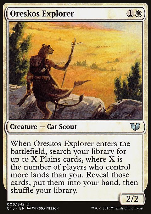 Oreskos Explorer, Commander 2015 #6, Magic: The Gathering card