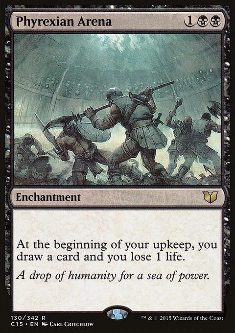 Phyrexian Arena, Commander 2015 #130, Magic: The Gathering card