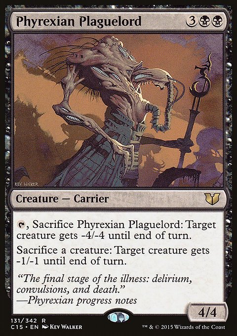 Phyrexian Plaguelord, Commander 2015 #131, Magic: The Gathering card